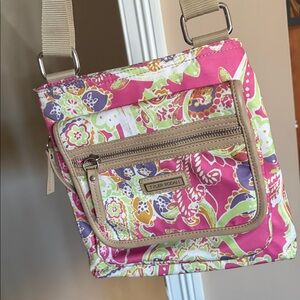 Tyler Rodan Vibrant floral paisley Crossbody Bag